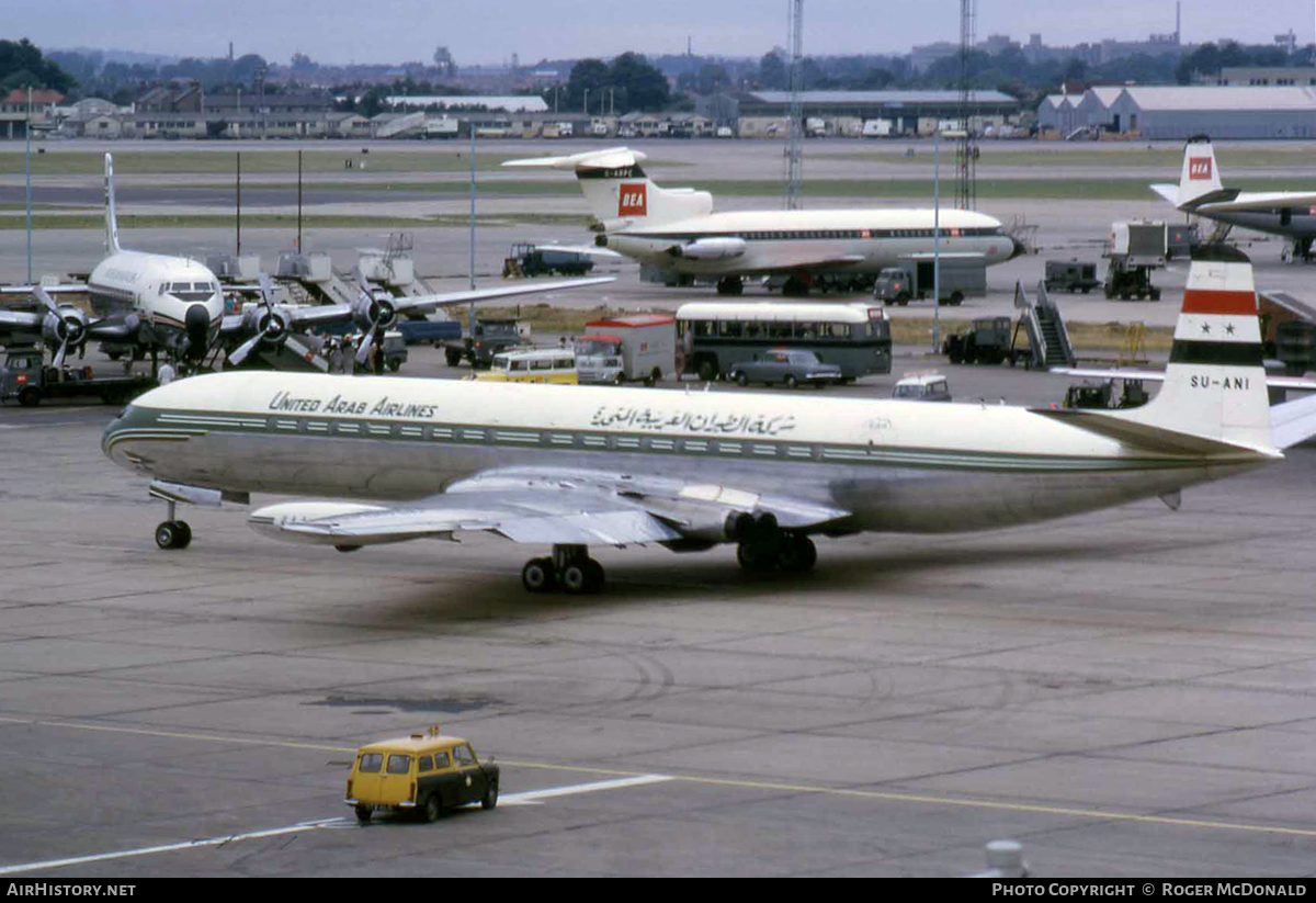 Aircraft Photo of SU-ANI | De Havilland D.H. 106 Comet 4C | United Arab Airlines - UAA | AirHistory.net #107313