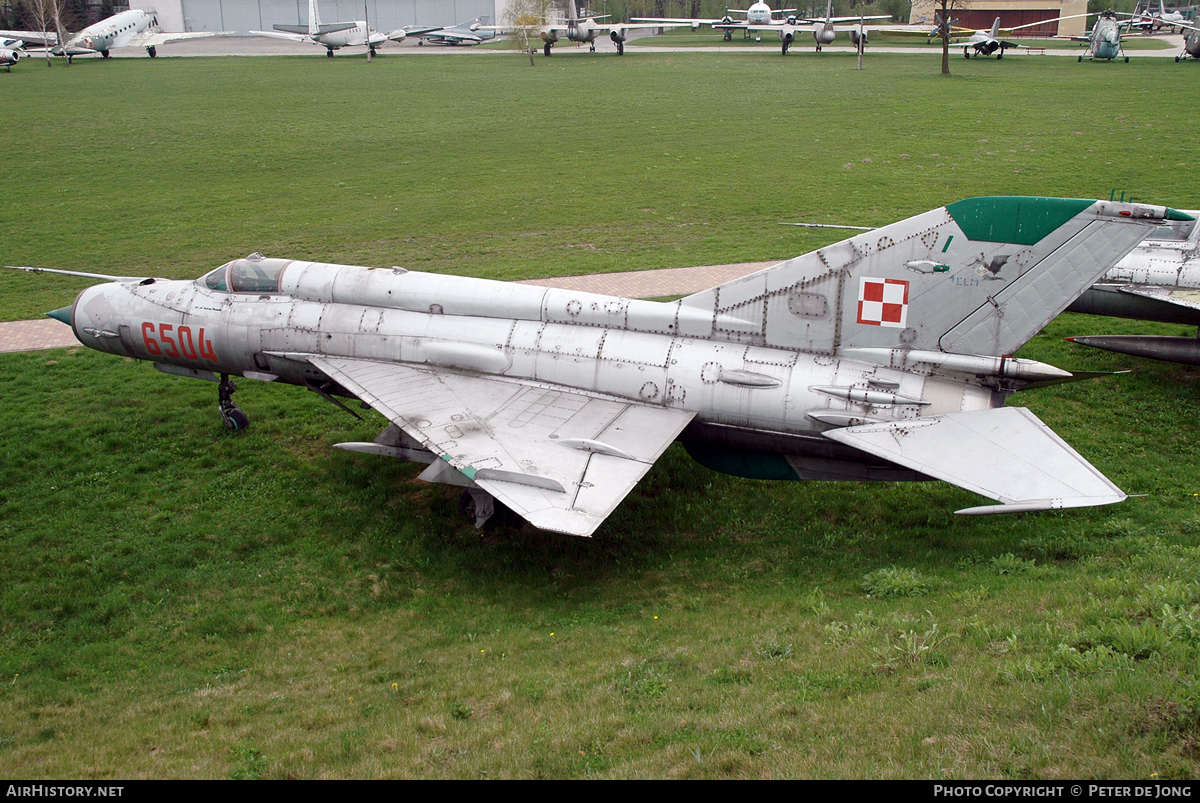 Aircraft Photo of 6504 | Mikoyan-Gurevich MiG-21MF | Poland - Air Force | AirHistory.net #107316