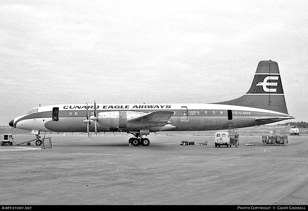 Aircraft Photo of G-ARKB | Bristol 175 Britannia 324 | Cunard Eagle Airways | AirHistory.net #107322