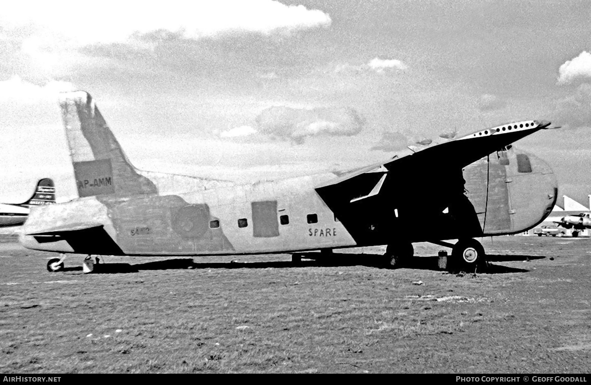 Aircraft Photo of AP-AMM / S4412 | Bristol 170 Freighter Mk31M | AirHistory.net #107331