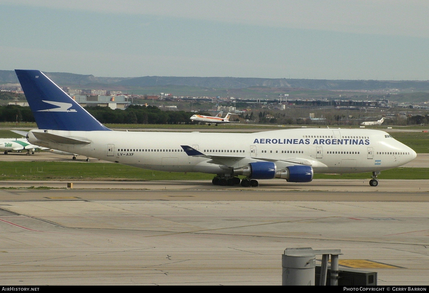 Aircraft Photo of LV-AXF | Boeing 747-475 | Aerolíneas Argentinas | AirHistory.net #107372