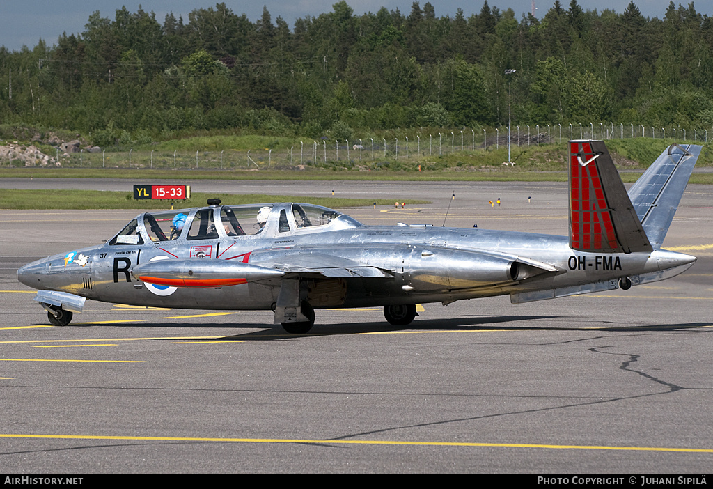 Aircraft Photo of OH-FMA | Fouga CM-170R Magister | AirHistory.net #107387