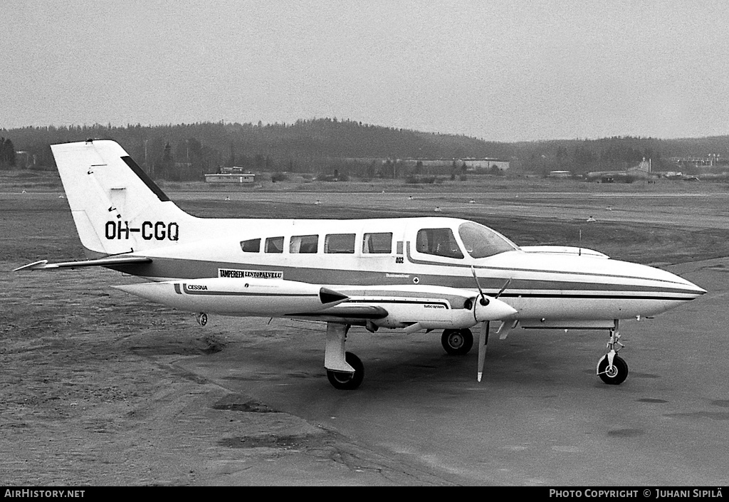 Aircraft Photo of OH-CGQ | Cessna 402B Businessliner | Tampereen Lentopalvelu | AirHistory.net #107388