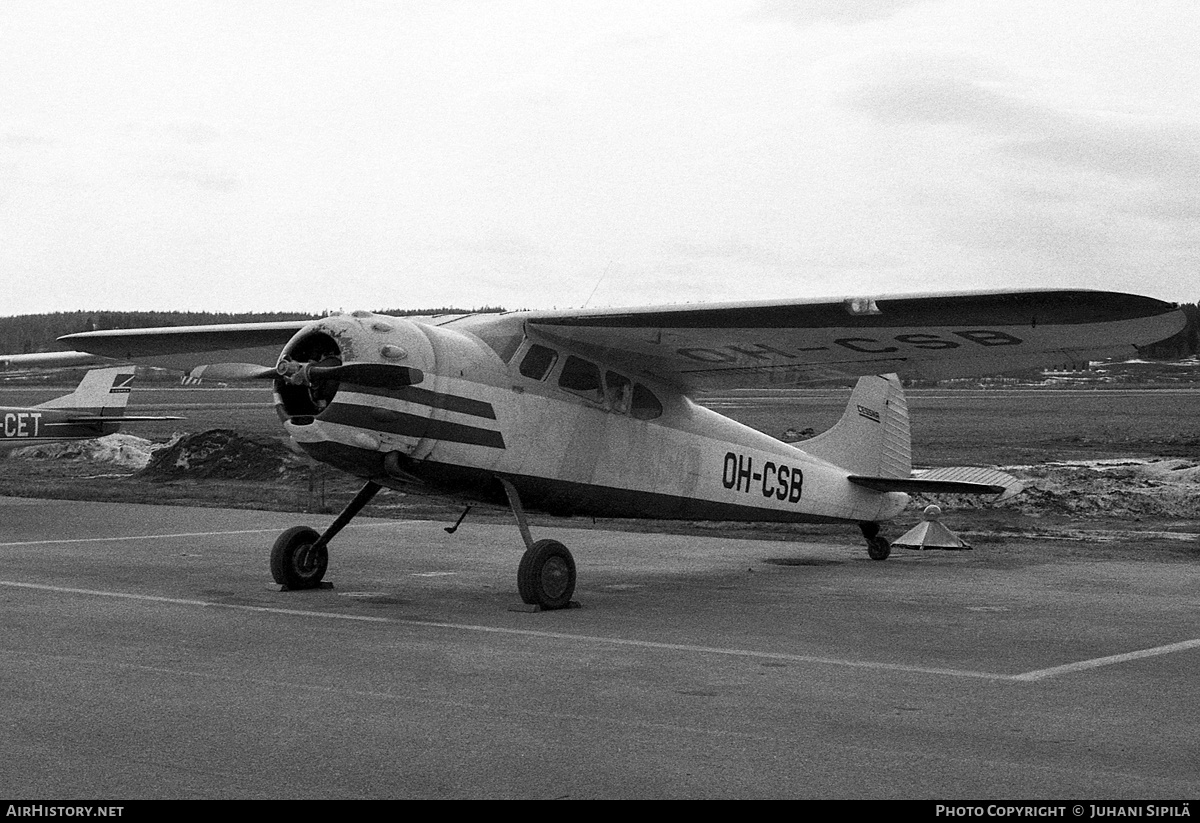 Aircraft Photo of OH-CSB | Cessna 195B | AirHistory.net #107408