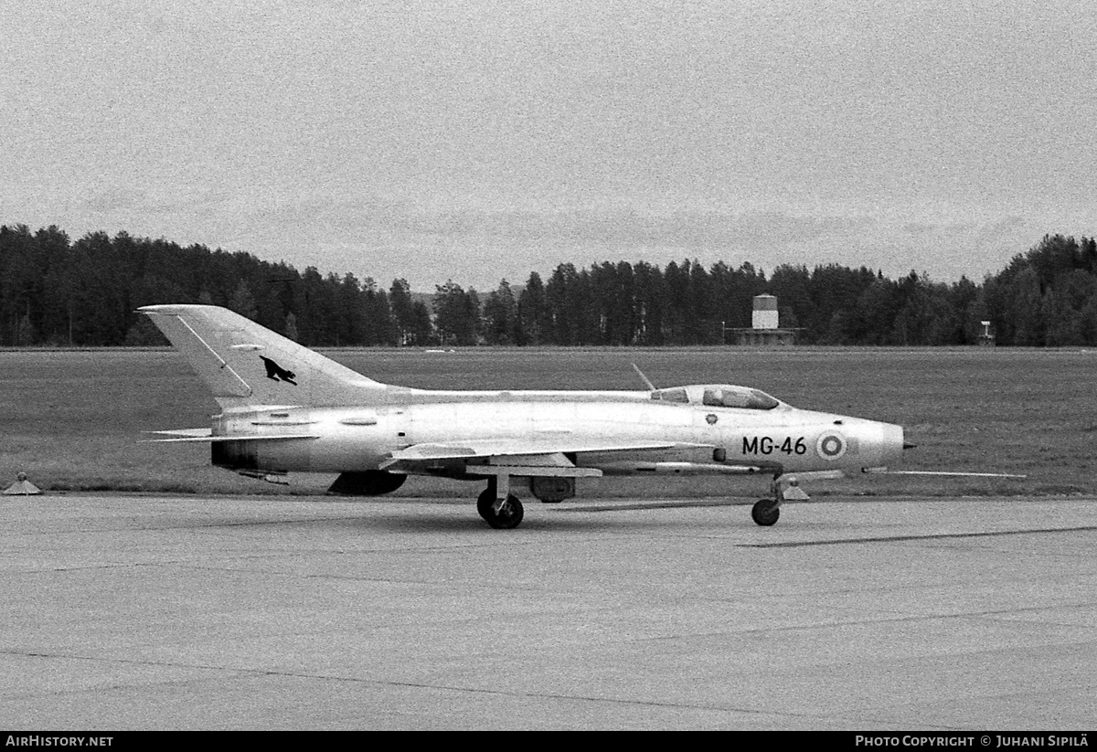 Aircraft Photo of MG-46 | Mikoyan-Gurevich MiG-21F-13 | Finland - Air Force | AirHistory.net #107410