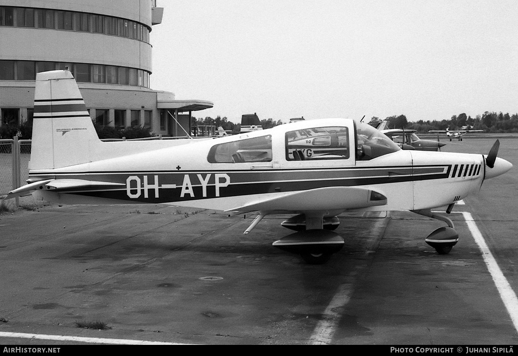 Aircraft Photo of OH-AYP | Grumman American AA-5 Traveler | AirHistory.net #107418