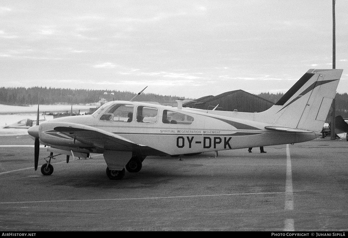 Aircraft Photo of OY-DPK | Beech A55 Baron (95-A55) | Spiritual Regeneration Movement | AirHistory.net #107425