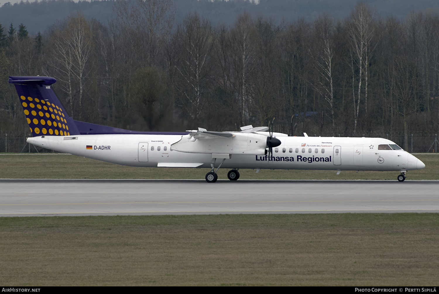 Aircraft Photo of D-ADHR | Bombardier DHC-8-402 Dash 8 | Lufthansa Regional | AirHistory.net #107429