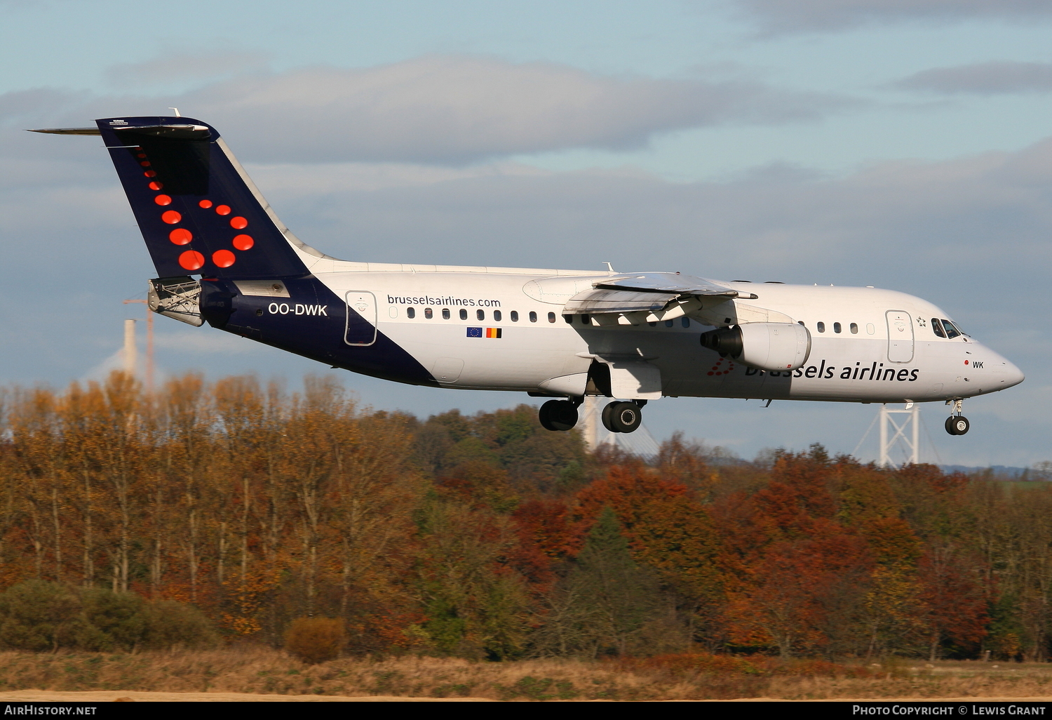 Aircraft Photo of OO-DWK | BAE Systems Avro 146-RJ100 | Brussels Airlines | AirHistory.net #107449