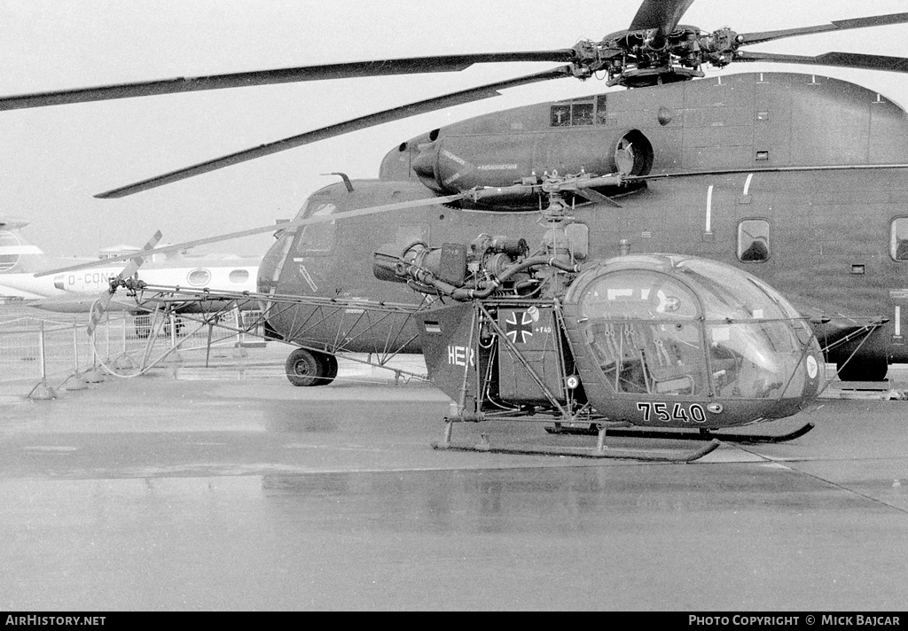 Aircraft Photo of 7540 | Sud SE-3130 Alouette II | Germany - Army | AirHistory.net #107469