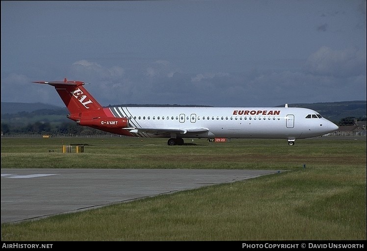 Aircraft Photo of G-AVMT | BAC 111-510ED One-Eleven | European Aircharter - EAL/EAC | AirHistory.net #107489