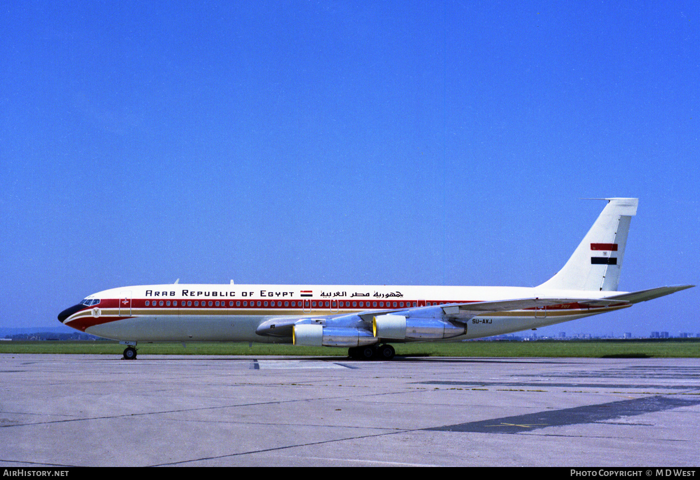 Aircraft Photo of SU-AXJ | Boeing 707-366C | Arab Republic of Egypt | AirHistory.net #107491