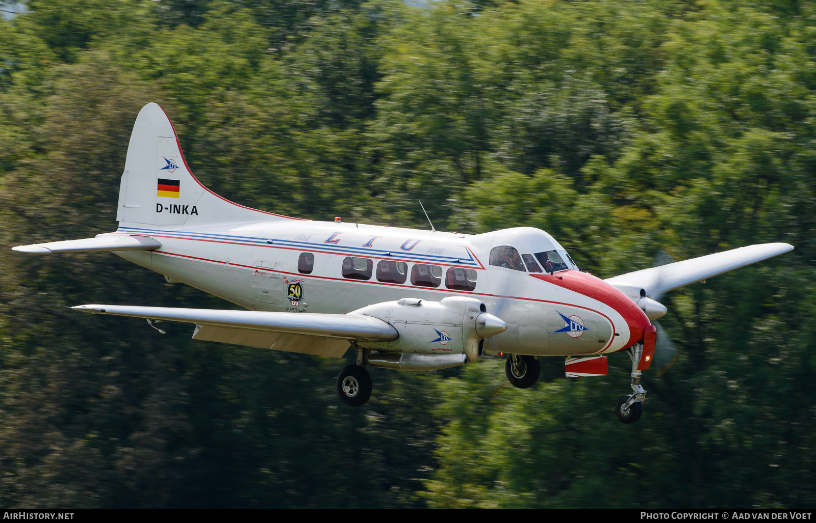 Aircraft Photo of D-INKA | De Havilland D.H. 104 Dove 8 | LTU - Lufttransport-Unternehmen | AirHistory.net #107528