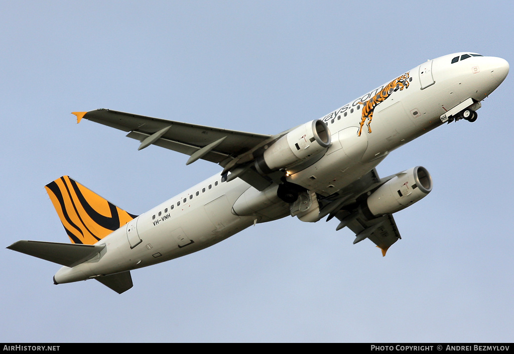 Aircraft Photo of VH-VNH | Airbus A320-232 | Tiger Airways | AirHistory.net #107533