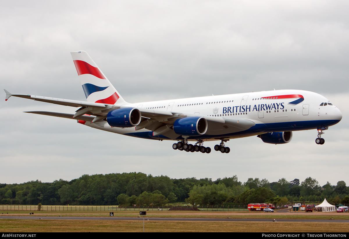 Aircraft Photo of G-XLEA | Airbus A380-841 | British Airways | AirHistory.net #107549