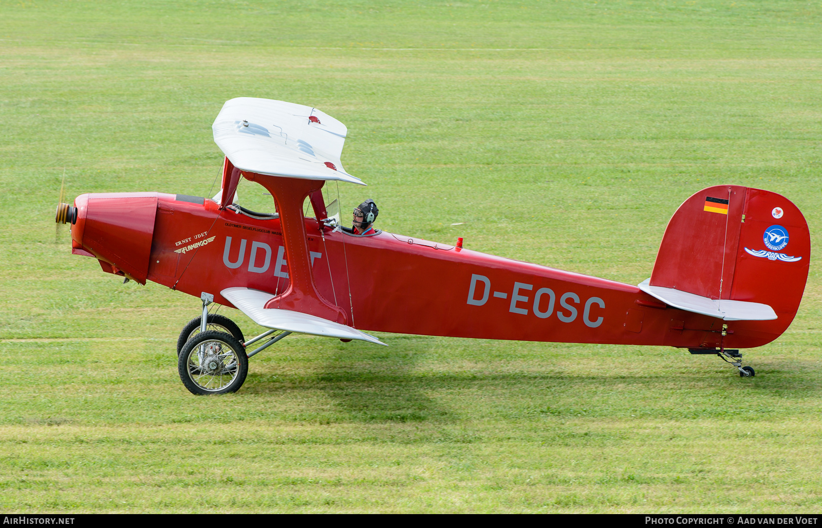 Aircraft Photo of D-EOSC | Udet U-12K Flamingo (replica) | Oldtimer Segelflugclub Wasserkuppe | AirHistory.net #107553