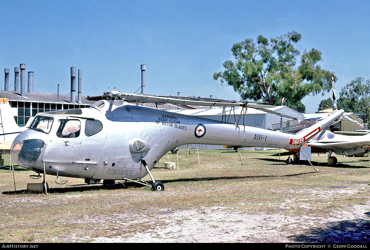 Aircraft Photo of A91-1 | Bristol 171 Sycamore 3 | Australia - Air Force | AirHistory.net #107554