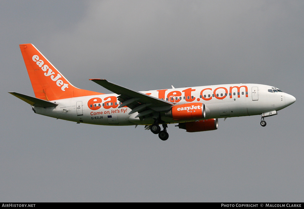 Aircraft Photo of G-EZJV | Boeing 737-73V | EasyJet | AirHistory.net #107586