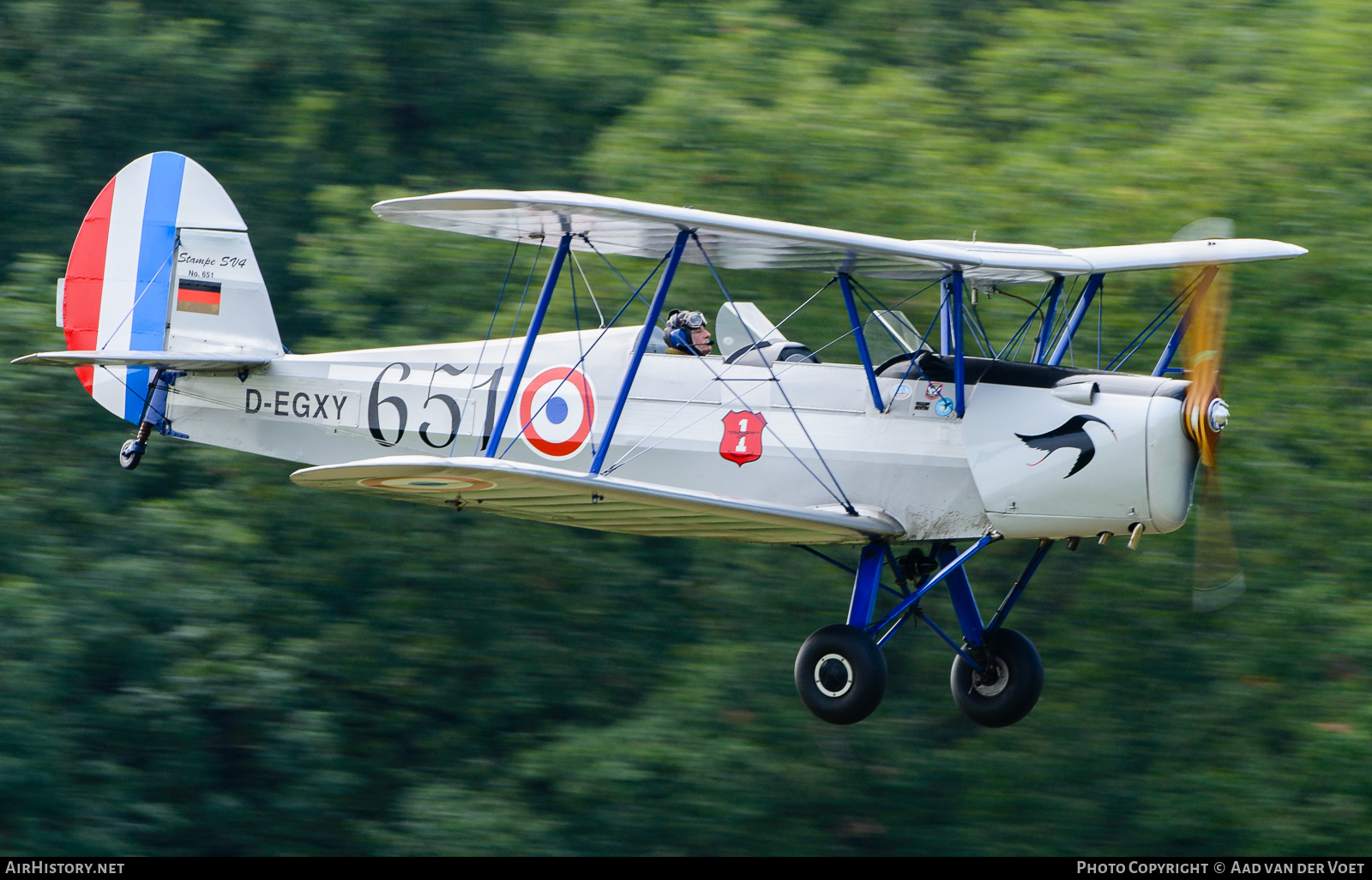 Aircraft Photo of D-EGXY / 651 | Stampe-Vertongen SV-4A | France - Air Force | AirHistory.net #107588