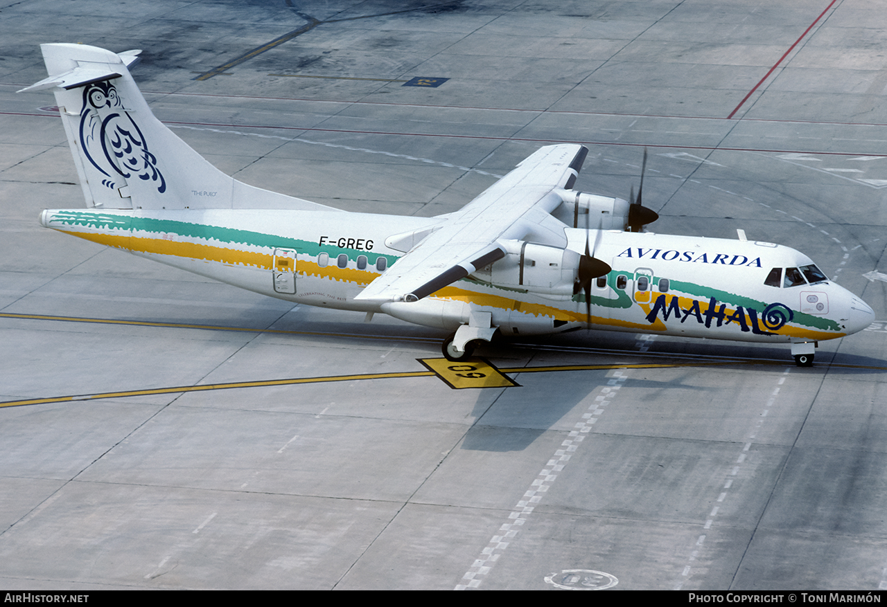 Aircraft Photo of F-GREG | ATR ATR-42-320 | Aviosarda Airlines | AirHistory.net #107595