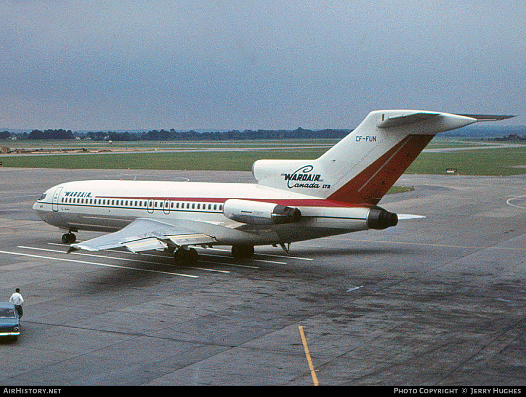 Aircraft Photo of CF-FUN | Boeing 727-11 | Wardair Canada | AirHistory.net #107616