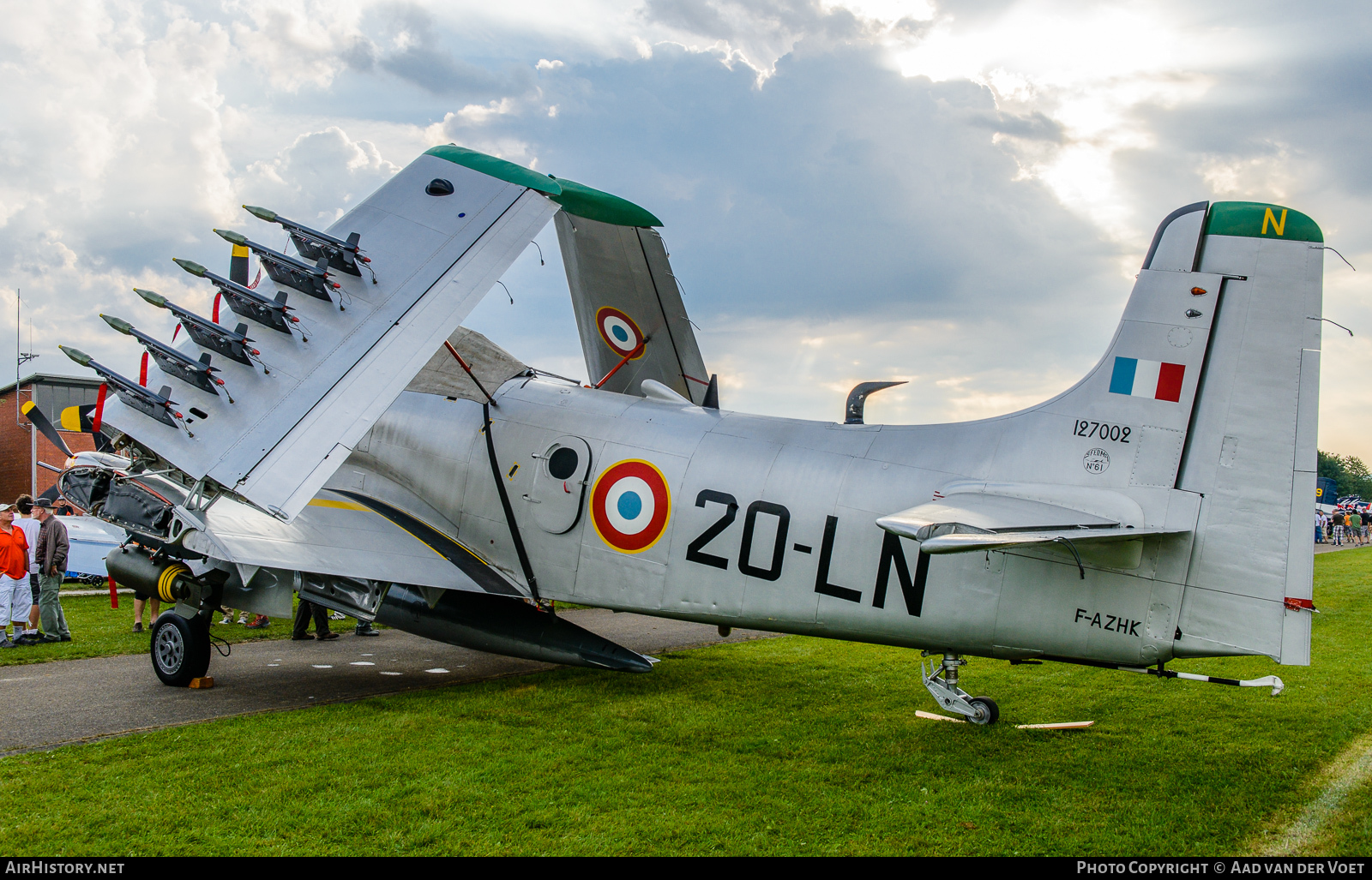 Aircraft Photo of F-AZHK / 127002 | Douglas A-1D Skyraider (AD-4NA) | France - Air Force | AirHistory.net #107619