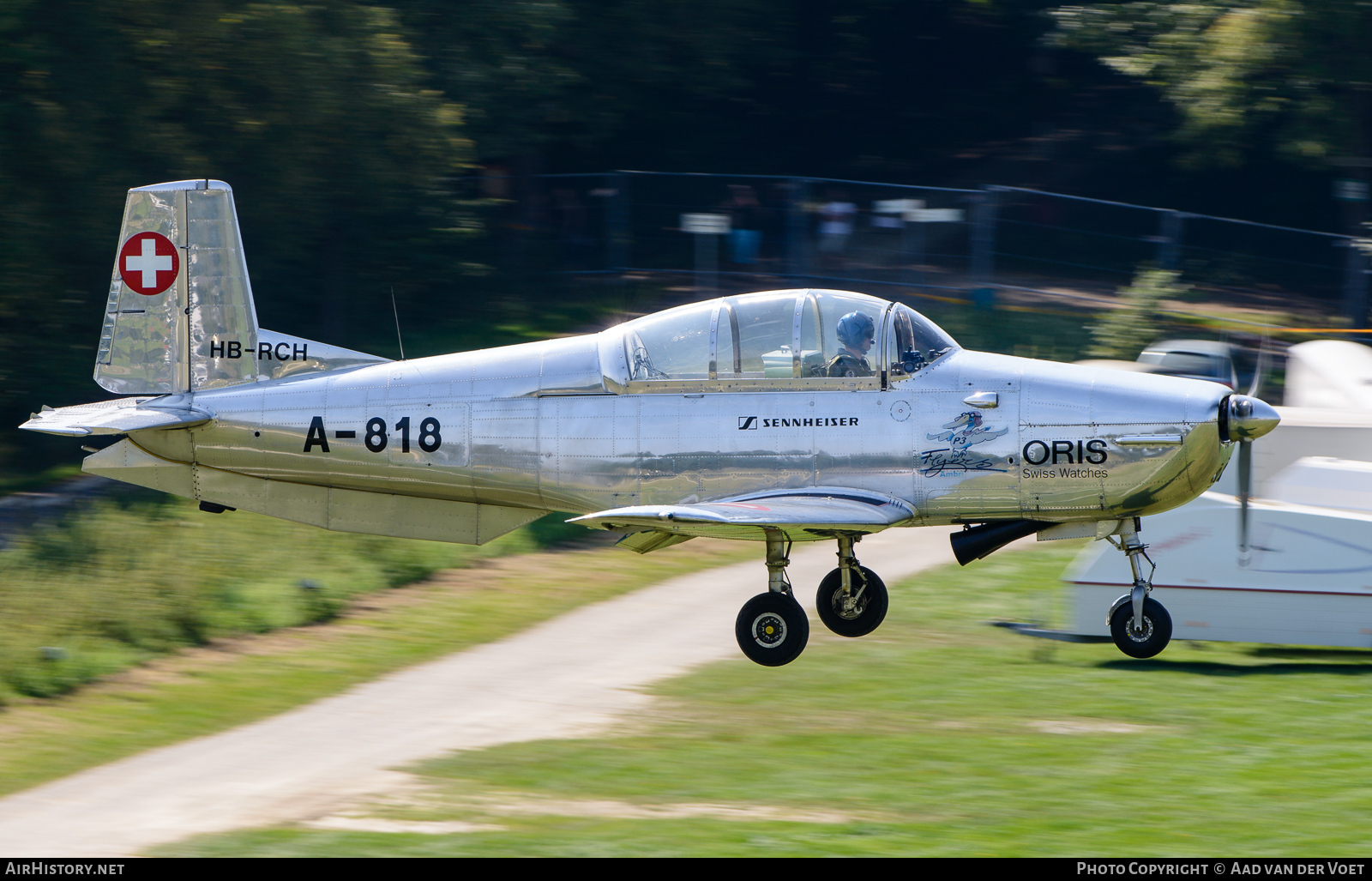 Aircraft Photo of HB-RCH / A-818 | Pilatus P-3-05 | P3 Flyers | Switzerland - Air Force | AirHistory.net #107625