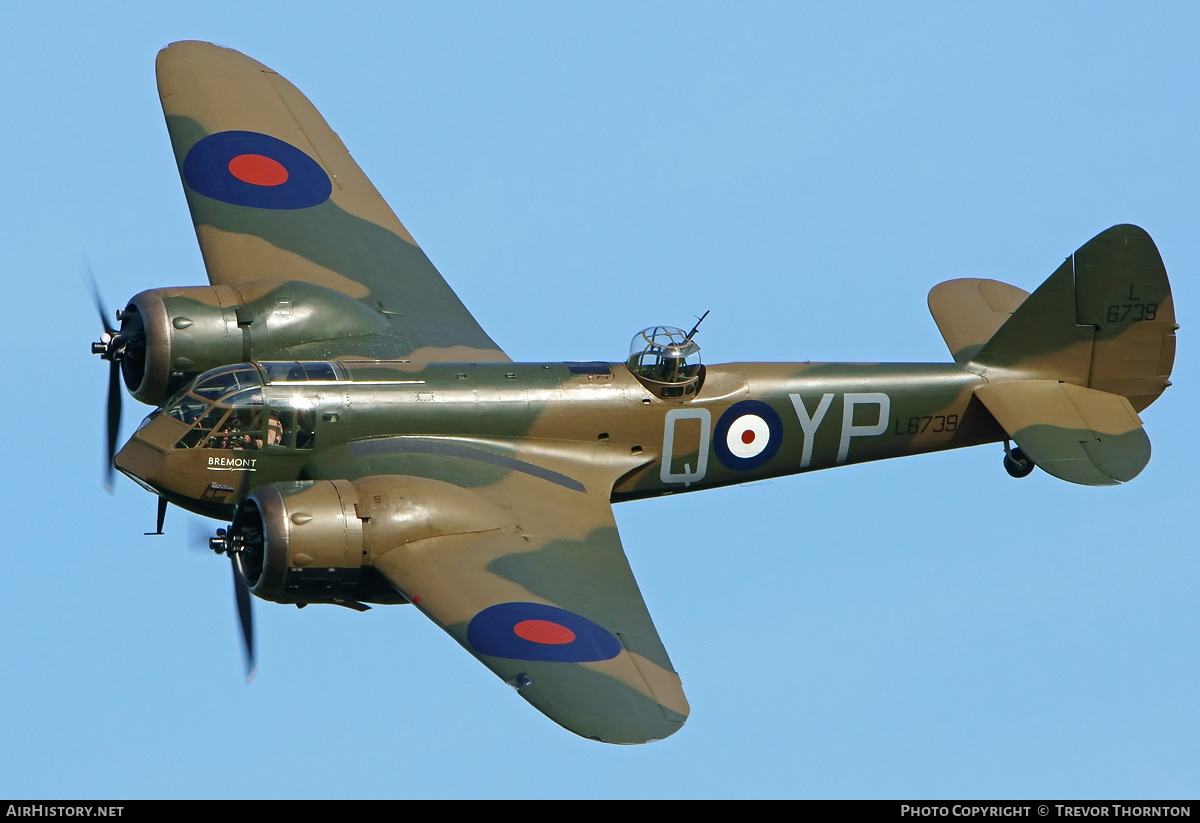 Aircraft Photo of G-BPIV / L6739 | Bristol 149 Bolingbroke Mk4 (mod) | UK - Air Force | AirHistory.net #107629