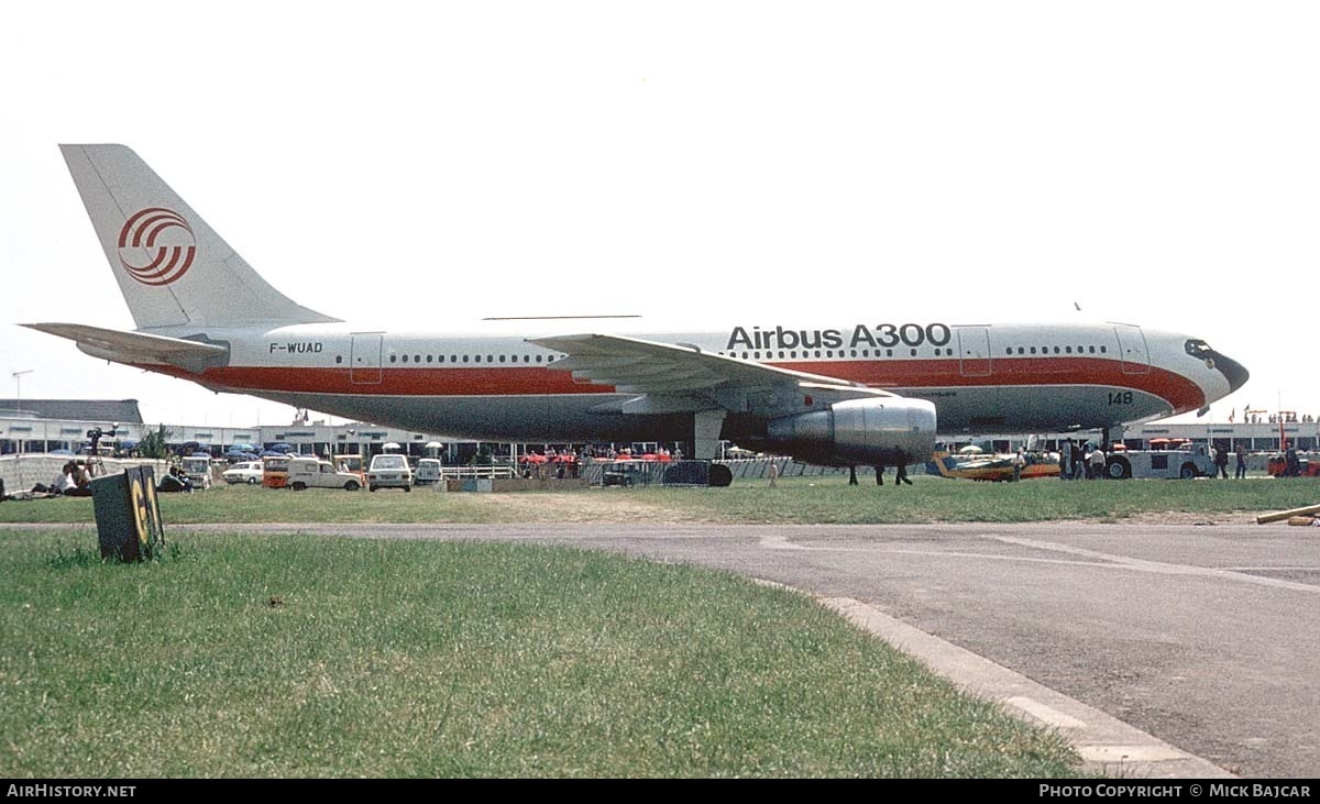 Aircraft Photo of F-WUAD | Airbus A300B2-103 | Airbus Industrie | AirHistory.net #107642