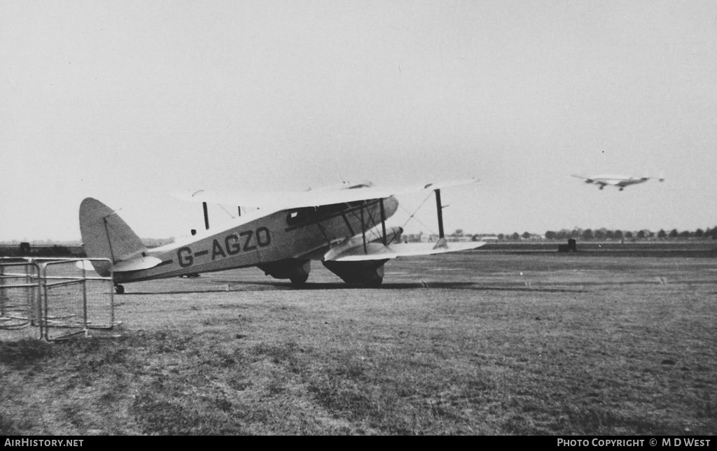 Aircraft Photo of G-AGZO | De Havilland D.H. 89A Dragon Rapide | Island Air Services | AirHistory.net #107661