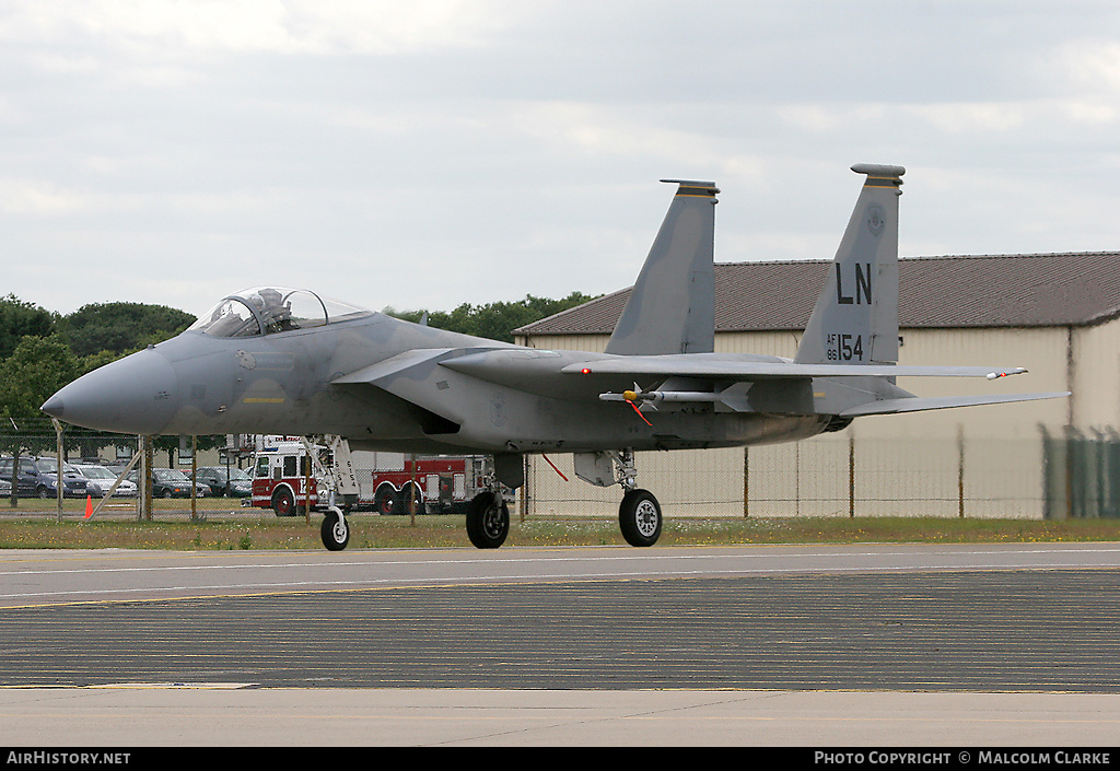 Aircraft Photo of 86-0154 / AF86-154 | McDonnell Douglas F-15C Eagle | USA - Air Force | AirHistory.net #107701