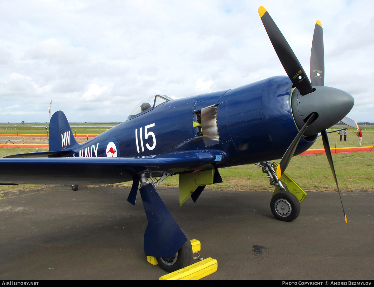 Aircraft Photo of VH-ORN | Hawker Fury FB10 | Australia - Navy | AirHistory.net #107739