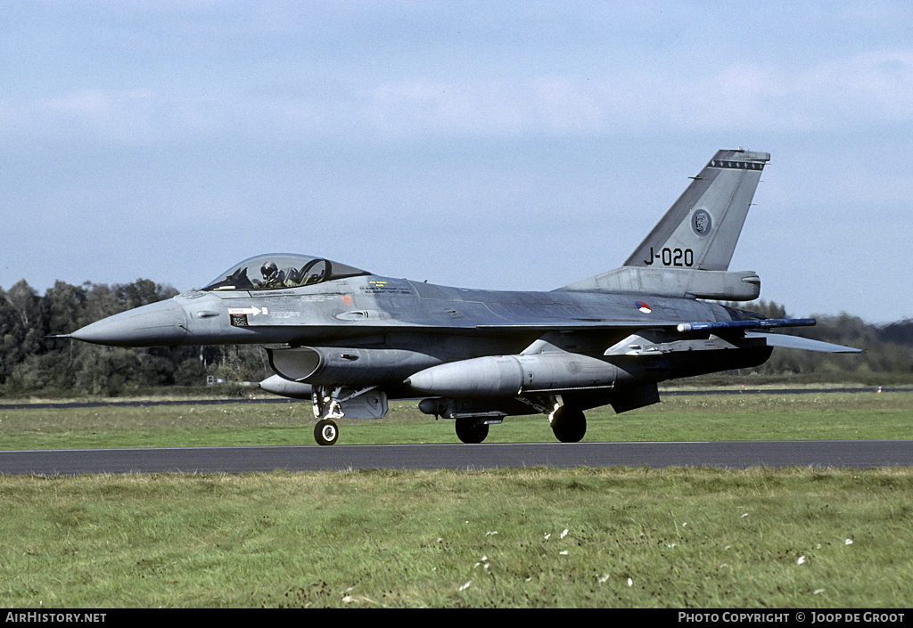 Aircraft Photo of J-020 | General Dynamics F-16AM Fighting Falcon | Netherlands - Air Force | AirHistory.net #107758