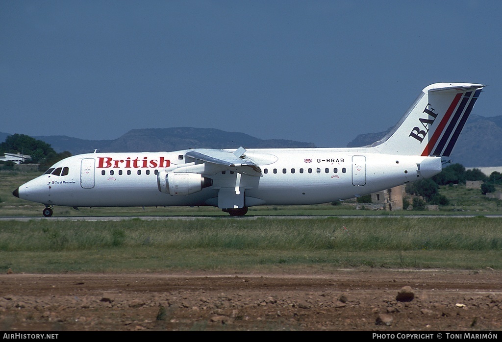 Aircraft Photo of G-BRAB | British Aerospace BAe-146-300 | British Air Ferries - BAF | AirHistory.net #107762