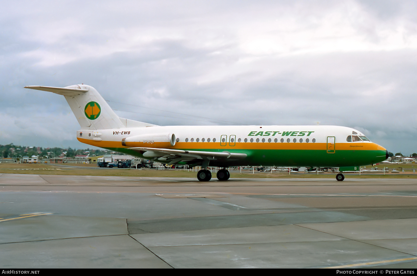 Aircraft Photo of VH-EWB | Fokker F28-4000 Fellowship | East-West Airlines | AirHistory.net #107765