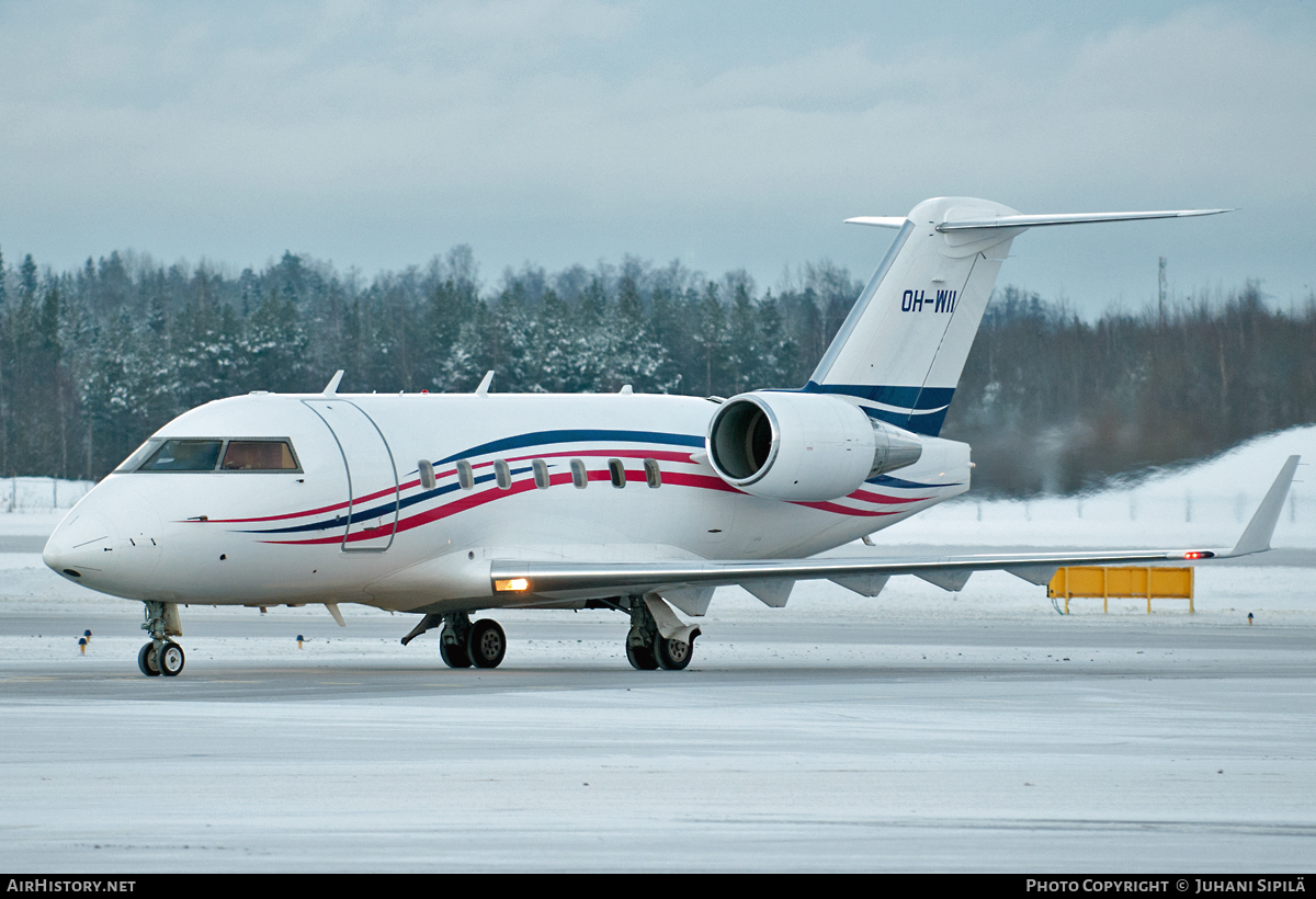 Aircraft Photo of OH-WII | Bombardier Challenger 604 (CL-600-2B16) | AirHistory.net #107782