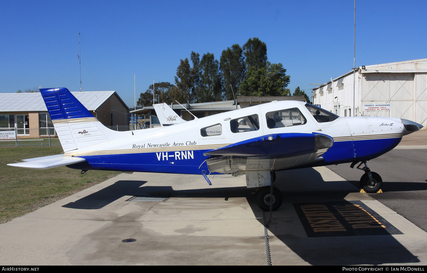 Aircraft Photo of VH-RNN | Piper PA-28-181 Archer III | Royal Newcastle Aero Club | AirHistory.net #107796