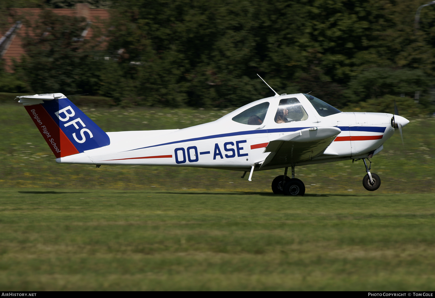Aircraft Photo of OO-ASE | Beech 77 Skipper | BFS - Belgian Flight School | AirHistory.net #107809