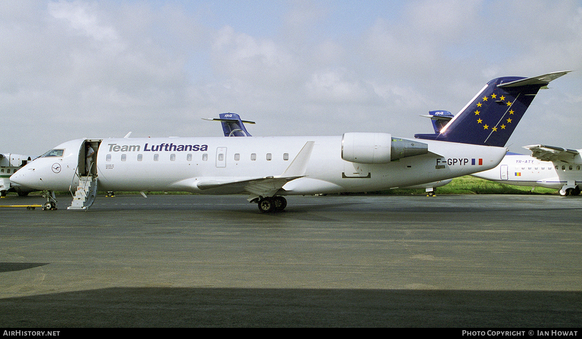 Aircraft Photo of F-GPYP | Canadair CRJ-100ER (CL-600-2B19) | Team Lufthansa | AirHistory.net #107842