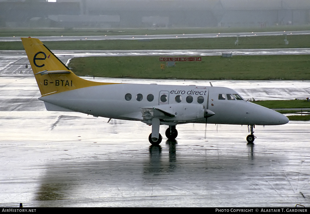Aircraft Photo of G-BTAI | British Aerospace BAe-3109 Jetstream 31 | Euro Direct Airlines | AirHistory.net #107865