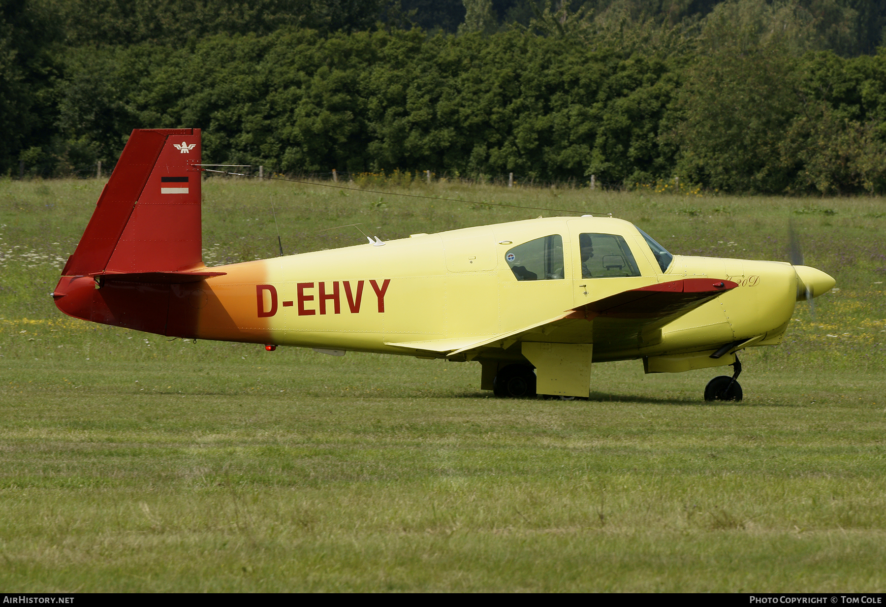 Aircraft Photo of D-EHVY | Mooney M-20D Master | AirHistory.net #107887