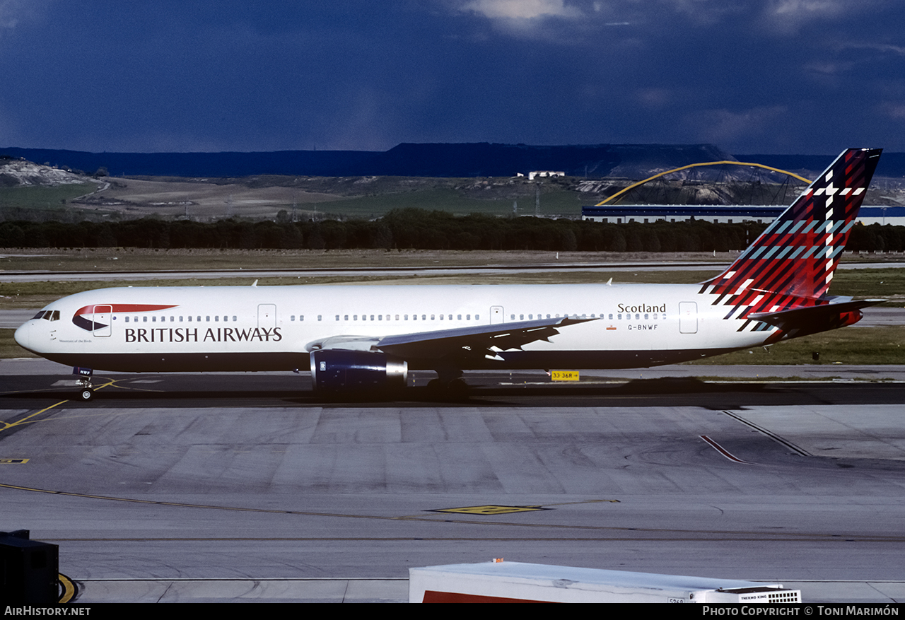 Aircraft Photo of G-BNWF | Boeing 767-336/ER | British Airways | AirHistory.net #107918
