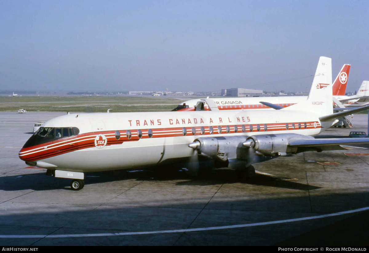 Aircraft Photo of CF-TKH | Vickers 952 Vanguard | Trans-Canada Air Lines - TCA | AirHistory.net #107939