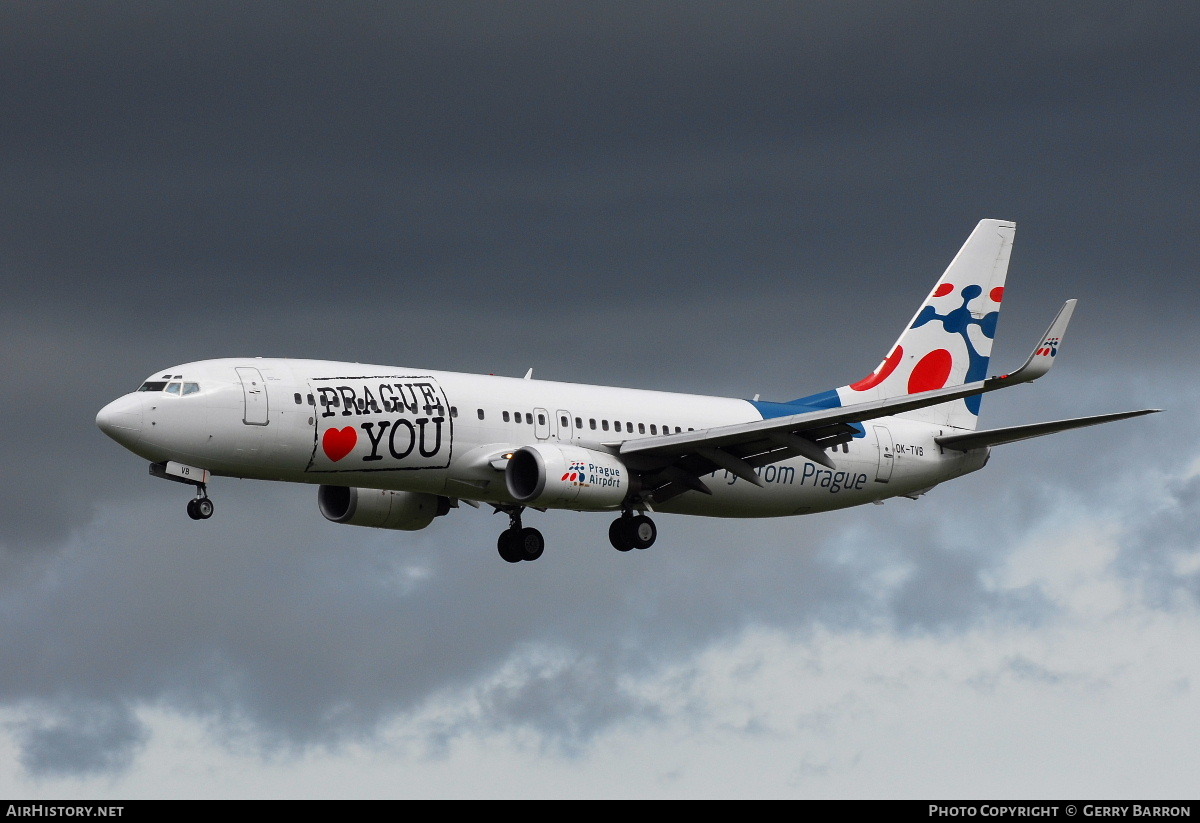 Aircraft Photo of OK-TVB | Boeing 737-8CX | Travel Service | AirHistory.net #107950