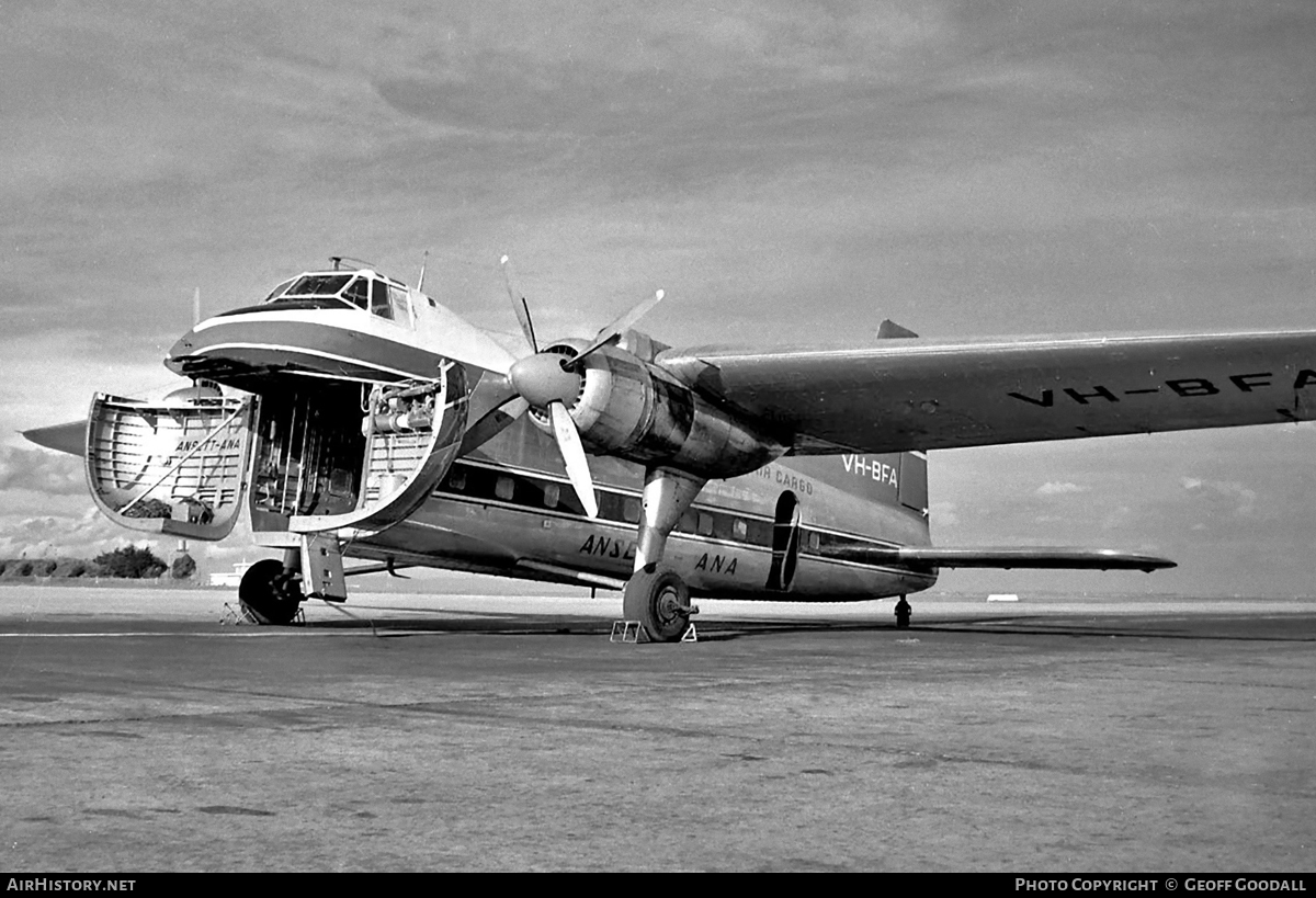 Aircraft Photo of VH-BFA | Bristol 170 Freighter Mk31M | Ansett - ANA Air Cargo | AirHistory.net #107955