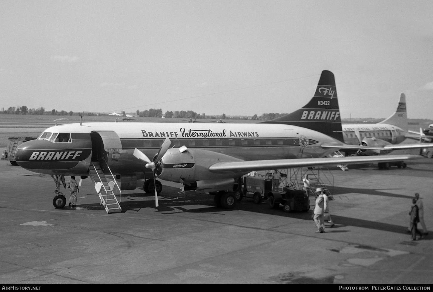 Aircraft Photo of N3422 | Convair 340-32 | Braniff International Airways | AirHistory.net #107958
