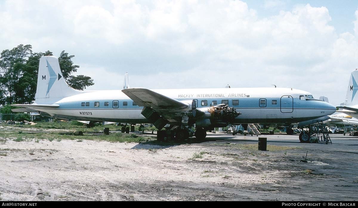 Aircraft Photo of N37573 | Douglas DC-6B | Mackey International Airlines | AirHistory.net #107977
