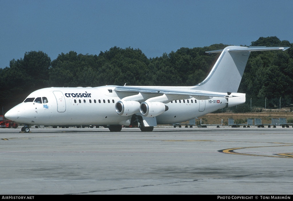 Aircraft Photo of HB-IXV | British Aerospace Avro 146-RJ100 | Crossair | AirHistory.net #108017