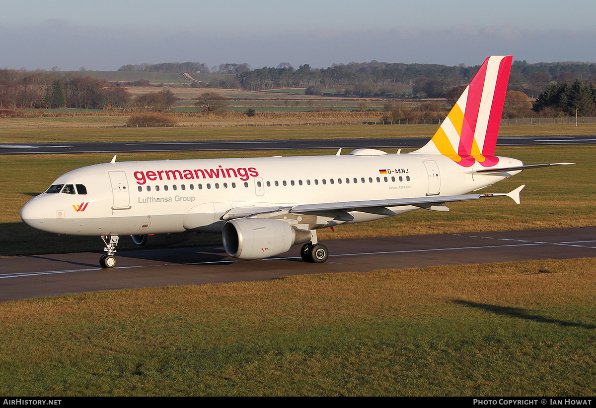 Aircraft Photo of D-AKNJ | Airbus A319-112 | Germanwings | AirHistory.net #108067