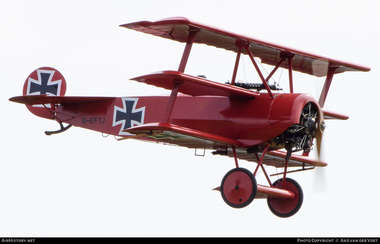 Aircraft Photo of D-EFTJ | Fokker Dr.1 (replica) | Germany - Air Force | AirHistory.net #108077